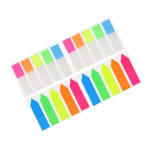 HONMEET 4 Sätze Bunte Selbstklebende Haftnotizen mit Halbtransparenten Markierungen Wiederverwendbare Memo Pads für Studium Büro und Lesezeichen Praktische Organisationshilfe für HONMEET 4 Sätze Bunte Selbstklebende Haftnotizen mit Halbtransparenten Markierungen Wiederverwendbare Memo Pads für Studium Büro und Lesezeichen Praktische Organisationshilfe für von HONMEET