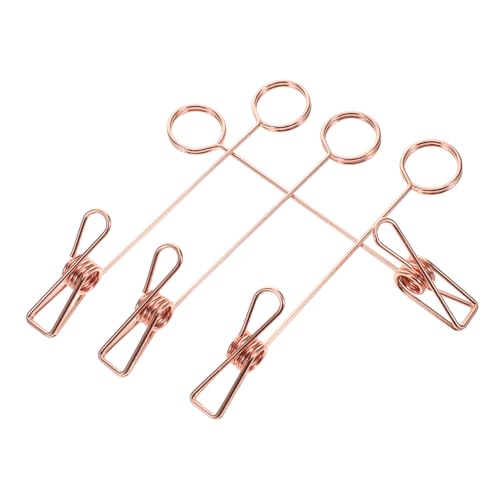 HONMEET 4 Stück Doppelkopf Metall Clip Langlebig Vielseitig für Fotos Memo Karten Büro Zettelhalter Moderner Minimalistischer Halter Handlich Tragbar HONMEET 4 Stück Doppelkopf Metall Clip Langlebig Vielseitig für Fotos Memo Karten Büro Zettelhalter Moderner Minimalistischer Halter Handlich Tragbar von HONMEET