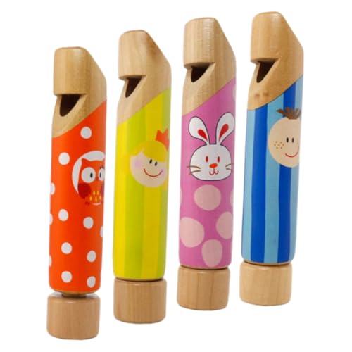 HONMEET 4 Stück Teiliges Holzrutsche Pfeifenspielzeug für Musikalisches Holzspielzeug mit Einzigartigem Klang Pädagogisches Instrument zur Musikalischer Fähigkeiten und Kreativem Spiel HONMEET 4 Stück Teiliges Holzrutsche Pfeifenspielzeug für Musikalisches Holzspielzeug mit Einzigartigem Klang Pädagogisches Instrument zur Musikalischer Fähigkeiten und Kreativem Spiel von HONMEET