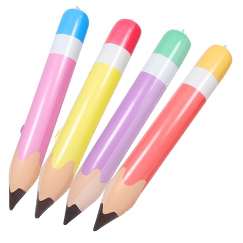 HONMEET 4 Stück Teiliges Jumbo Aufblasbares Bleistift Robustem PVC Bunte Riesenballons für Schulanfang Abschlussfeier und Klassenzimmerdekoration Leicht Wiederverwendbar für Party HONMEET 4 Stück Teiliges Jumbo Aufblasbares Bleistift Robustem PVC Bunte Riesenballons für Schulanfang Abschlussfeier und Klassenzimmerdekoration Leicht Wiederverwendbar für Party von HONMEET