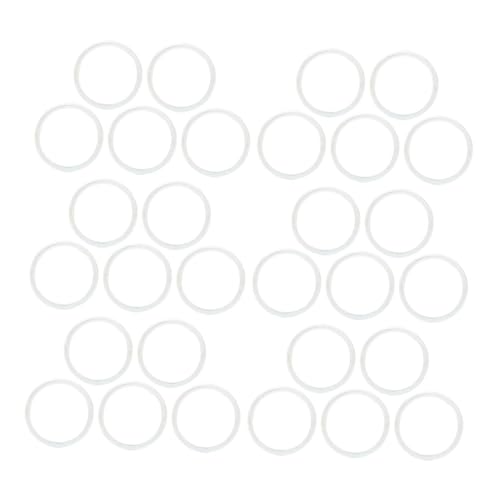 HONMEET 40 Stück Transparente Scheibengebundene Erweiterungsscheiben Leichte Lose Binder Ringe für Notizbücher Planer Scrapbooks Vielseitig Einsetzbar Einfache Handhabung HONMEET 40 Stück Transparente Scheibengebundene Erweiterungsscheiben Leichte Lose Binder Ringe für Notizbücher Planer Scrapbooks Vielseitig Einsetzbar Einfache Handhabung von HONMEET