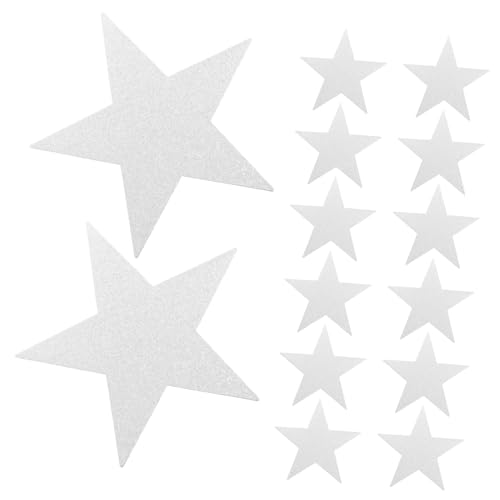 HONMEET 48 Stück Teiliges Glitzer Doppelseitig Handgeschnitten Stabile DIY Stern Ausschnitte für Klassenraum Dekoration Pinnwand und Partygestaltung HONMEET 48 Stück Teiliges Glitzer Doppelseitig Handgeschnitten Stabile DIY Stern Ausschnitte für Klassenraum Dekoration Pinnwand und Partygestaltung von HONMEET