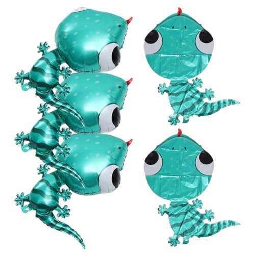HONMEET 5 Stück Geckoförmige Folienballons Partydeko Aufblasbar Kinderfreundlich Auffällige Tiermotive für Geburtstagsfeiern Gartenfeste Babyparty Karneval HONMEET 5 Stück Geckoförmige Folienballons Partydeko Aufblasbar Kinderfreundlich Auffällige Tiermotive für Geburtstagsfeiern Gartenfeste Babyparty Karneval von HONMEET
