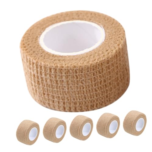HONMEET 6 Rollen Elastisches Selbstklebendes Anti rutsch Tape Hautfarben Geräuschdämpfend Vielseitig für Möbelbeine Fingerschutz Handgelenk Sportbandage Flexibel Zuschneidbar von HONMEET