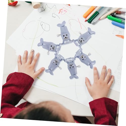 HONMEET 6 Stück 6 teiliges mechanisches mit realistischem Seehund Design batteriefrei nachhaltiges Aufziehspielzeug für Kindergeburtstag und Mitgebsel sicher und HONMEET 6 Stück 6 teiliges mechanisches mit realistischem Seehund Design batteriefrei nachhaltiges Aufziehspielzeug für Kindergeburtstag und Mitgebsel sicher und von HONMEET