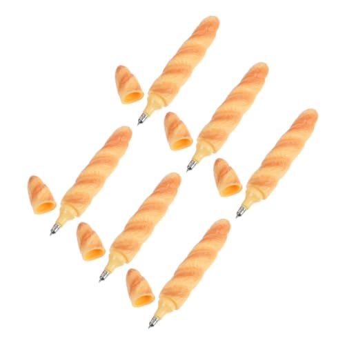 HONMEET 6 Stück Brot-kugelschreiber Realistische Brotform Leichte Schreibpens für Schule Büro Party Goodie Bag Füller Schüler Geschenk Kreative Schreibwaren HONMEET 6 Stück Brot-kugelschreiber Realistische Brotform Leichte Schreibpens für Schule Büro Party Goodie Bag Füller Schüler Geschenk Kreative Schreibwaren von HONMEET