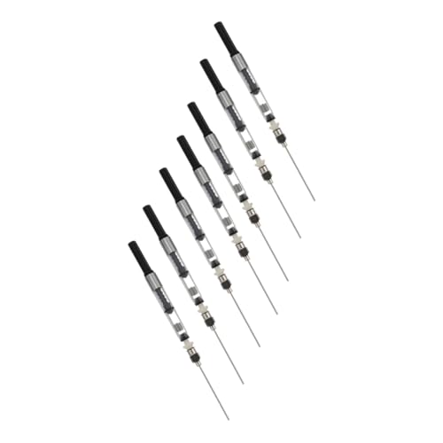 HONMEET 7 Stück Teiliges Tintenkonverter aus Robustem Material Passend für Füllfederhalter Einfach Nachfüllbar Langlebiges Ink Absorbing Tool für Präzise Tintenaufnahme HONMEET 7 Stück Teiliges Tintenkonverter aus Robustem Material Passend für Füllfederhalter Einfach Nachfüllbar Langlebiges Ink Absorbing Tool für Präzise Tintenaufnahme von HONMEET