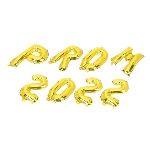 HONMEET 8 Stück Teiliges Prom Ballonset aus Aluminiumfolie Goldene Graduation Season Ballons für Abschlussfeier Deko Langlebige Party und Szenenlayout Ballons für Innen und Außenbereich HONMEET 8 Stück Teiliges Prom Ballonset aus Aluminiumfolie Goldene Graduation Season Ballons für Abschlussfeier Deko Langlebige Party und Szenenlayout Ballons für Innen und Außenbereich von HONMEET