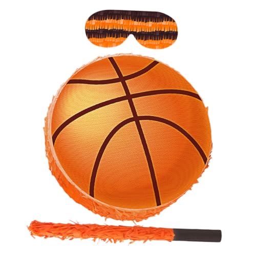 HONMEET Basketball Piñata Kindergeburtstag Sportparty Deko mit Augenbinde und Konfetti Interaktives Partyspiel für Jungen und Mädchen Vielseitig für Geburtstagsfeiern und HONMEET Basketball Piñata Kindergeburtstag Sportparty Deko mit Augenbinde und Konfetti Interaktives Partyspiel für Jungen und Mädchen Vielseitig für Geburtstagsfeiern und von HONMEET
