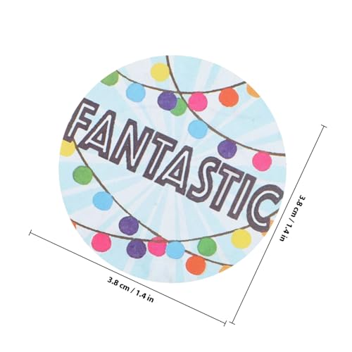HONMEET Belohnungssticker Cartoon Muster Lehrer Sticker Sticker für Schule Lob Aufkleber Dekoration Geschenkverpackung von HONMEET