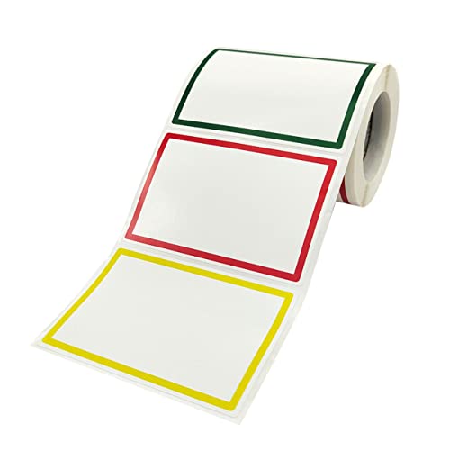 HONMEET Bunte Blanko Namensetiketten Selbstklebend DIY Schreibetiketten zum Markieren und Beschriften Abziehbare Aufkleber für Schule Büro und Haushalt Einfache Anwendung HONMEET Bunte Blanko Namensetiketten Selbstklebend DIY Schreibetiketten zum Markieren und Beschriften Abziehbare Aufkleber für Schule Büro und Haushalt Einfache Anwendung von HONMEET