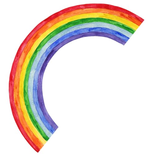 HONMEET Bunte Regenbogen Wandtattoos Kinderzimmer PVC Wandsticker Abnehmbar frei von Wandbeschädigung Deko für Spielzimmer Kreative Wanddekoration HONMEET Bunte Regenbogen Wandtattoos Kinderzimmer PVC Wandsticker Abnehmbar frei von Wandbeschädigung Deko für Spielzimmer Kreative Wanddekoration von HONMEET