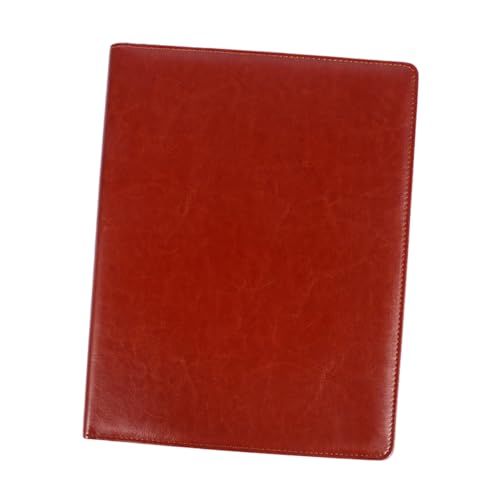 HONMEET Business Dokumentenmappe Braun Präsentationsordner mit Edelstahlklammer Büro Schulunterlagen Organizer Portable Aktenmappe für Zuhause und Büro HONMEET Business Dokumentenmappe Braun Präsentationsordner mit Edelstahlklammer Büro Schulunterlagen Organizer Portable Aktenmappe für Zuhause und Büro von HONMEET