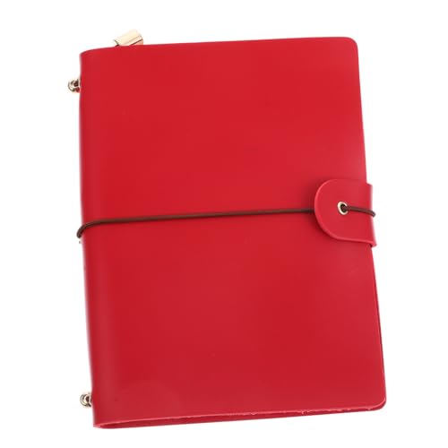 HONMEET Business Notizbuch aus Hochwertigem Leder Nachfüllbares Notizheft mit Dickem Vielseitig als Tagebuch Reisetagebuch und Kreatives Scrapbook für Arbeit und Alltag Rot HONMEET Business Notizbuch aus Hochwertigem Leder Nachfüllbares Notizheft mit Dickem Vielseitig als Tagebuch Reisetagebuch und Kreatives Scrapbook für Arbeit und Alltag Rot von HONMEET