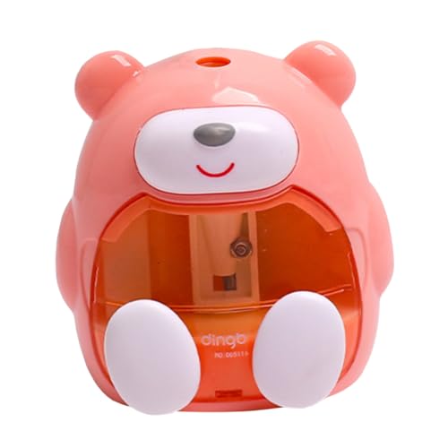 HONMEET Elektrischer Cartoon Bär Batteriebetriebener Automatischer Anspitzer Sicher und Langlebig Tragbar für Schüler Praktische Schreibwaren mit Zufälliger Farbe Zufällige Farbe HONMEET Elektrischer Cartoon Bär Batteriebetriebener Automatischer Anspitzer Sicher und Langlebig Tragbar für Schüler Praktische Schreibwaren mit Zufälliger Farbe Zufällige Farbe von HONMEET