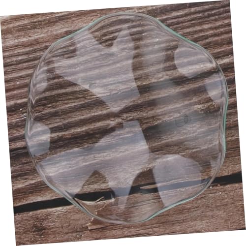 HONMEET Ersatz Glas Wärmeteller Aromalampe Transparent Wachs Schale Duftöl Wärmer Aromatherapie Zubehör für Duftlampe Aromadiffuser von HONMEET