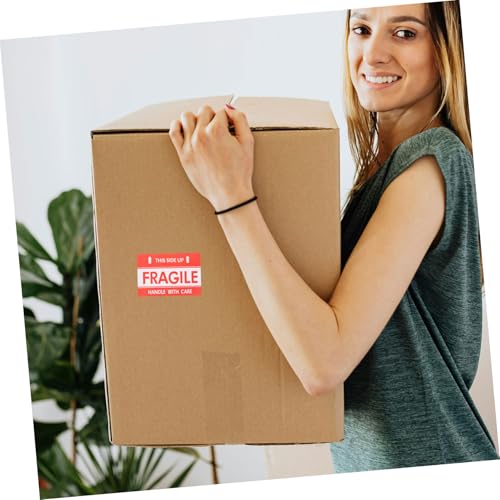 HONMEET Fragile Warning Sticker Selbstklebend Verpackungsetikett Für Versandkartons Lagerlogistik Hohe Klebkraft Warnhinweis Für Zerbrechliche Pakete HONMEET Fragile Warning Sticker Selbstklebend Verpackungsetikett Für Versandkartons Lagerlogistik Hohe Klebkraft Warnhinweis Für Zerbrechliche Pakete von HONMEET