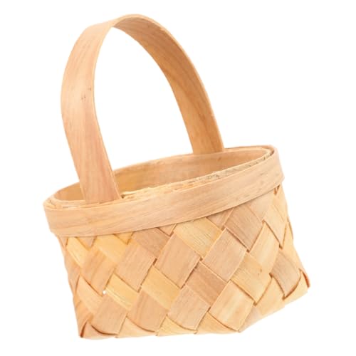HONMEET Eleganter Hochzeitskorb Aufbewahrung Handgewebter Holzspänekorb Dekorativer Gastgeschenkkorb mit Griff HONMEET Eleganter Hochzeitskorb Aufbewahrung Handgewebter Holzspänekorb Dekorativer Gastgeschenkkorb mit Griff von HONMEET