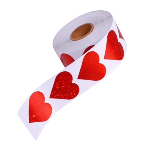 HONMEET Herzförmige Selbstklebende Aufkleber Wasserfest Leicht Abziehbar für Valentinstag Scrapbooking Umschläge Postkarten und Dekoration HONMEET Herzförmige Selbstklebende Aufkleber Wasserfest Leicht Abziehbar für Valentinstag Scrapbooking Umschläge Postkarten und Dekoration von HONMEET