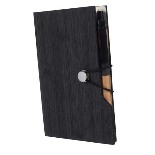 HONMEET Mini Notizblock Mit Holzmaserung Taschennotizblock Tragbares Papiernotizbuch Schreibnotizbuch Haftnotizen Mini-notizbuch von HONMEET
