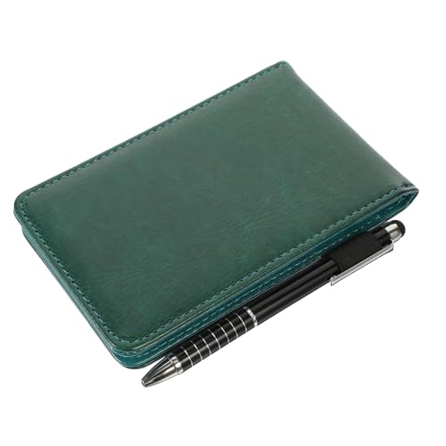 HONMEET Multifunktionaler Notizblock mit Stift Kleines Business notizbuch in Dunkelgrün Tragbares Pocket notepad für Büro Schule Reisen Leichtes Elegantes Design aus Hochwertigem PU HONMEET Multifunktionaler Notizblock mit Stift Kleines Business notizbuch in Dunkelgrün Tragbares Pocket notepad für Büro Schule Reisen Leichtes Elegantes Design aus Hochwertigem PU von HONMEET