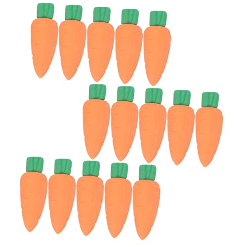 HONMEET Murmeln 40st Karotten Radiergummi Erasers for Radiergummi Kinder Kreativer Radiergummi Künstlicher Radiergummi Massengeschenk Puzzle Mini Körbe Gemüse Radiergummi Schule Radiergummis von HONMEET