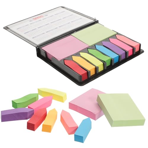 HONMEET Notizpapier Notizen Notizblöcke Liste Liniertes Etikettenpapier Wiederverwendbares Kleines Planetikett Selbstklebende Notizseitenmarkierung Lesezeichen Index Etikettenblock von HONMEET