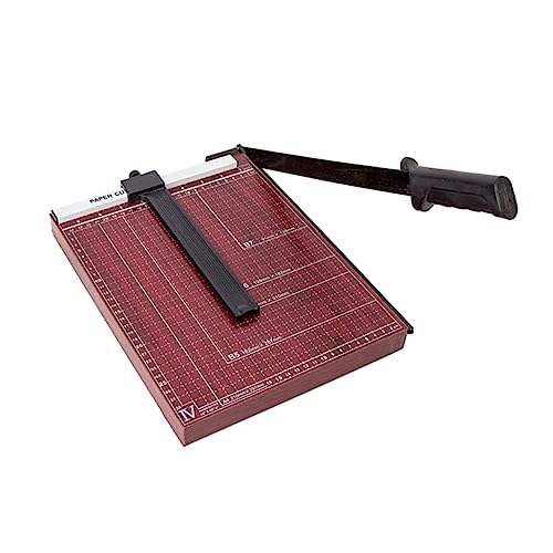 HONMEET Papierschneider Hebelschneider mit Metallbasis und Verstellbarem Papieranschlag Präziser Fotoschneider für Büro Schule und Heimgebrauch Stabile Klingen Rasterlineal HONMEET Papierschneider Hebelschneider mit Metallbasis und Verstellbarem Papieranschlag Präziser Fotoschneider für Büro Schule und Heimgebrauch Stabile Klingen Rasterlineal von HONMEET