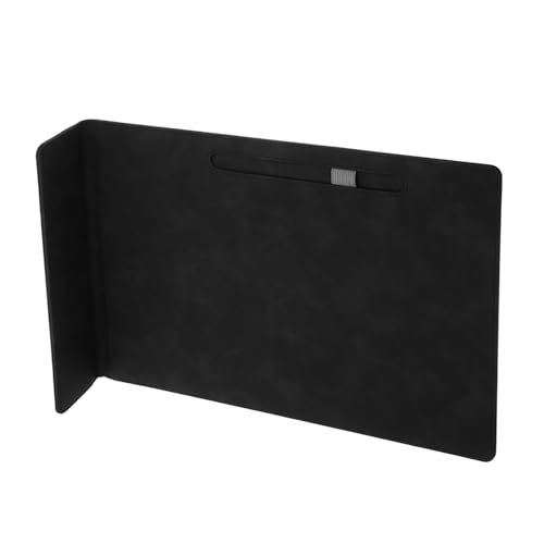 HONMEET Schreibblock Dokumentieren Bretter Praktisches Akten-klemmbrett Clip Zwischenablage Papier Tafel Klemmbretthalter Büroklammer Büro-klemmbrett Planke Büro-schreibgerät Black Pu von HONMEET