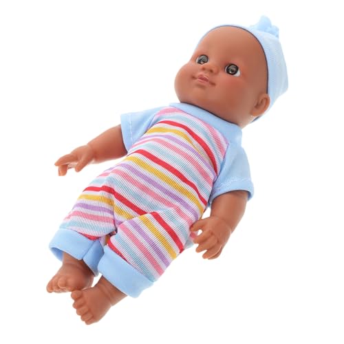 HONMEET Simulation Babypuppe Realistische Puppe Lebensechte Vinylpuppe Spielzeugpuppe Mit Kleidung Babypuppenspielzeug Für Kleinkinder Bewegliche Gliedmaßen Und Kopf von HONMEET