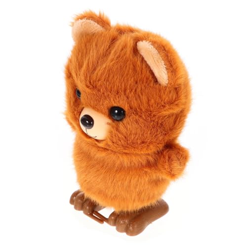 HONMEET Springender Bär Aufziehspielzeug für Kinder Plüsch Spielzeug Kompaktes Party Mitgebsel für Kleinkinder Lustiges Tierspielzeug für Spiel und Spaß HONMEET Springender Bär Aufziehspielzeug für Kinder Plüsch Spielzeug Kompaktes Party Mitgebsel für Kleinkinder Lustiges Tierspielzeug für Spiel und Spaß von HONMEET