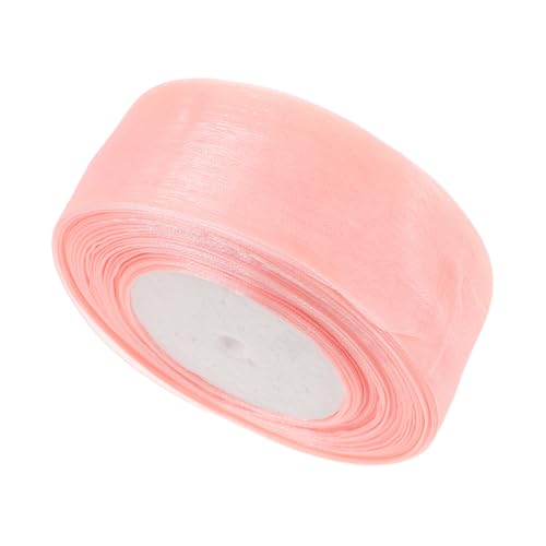 HONMEET Transparente Organza Geschenkband Leichtes Durchscheinendes Dekoband für Kuchenverzierung DIY Schleifen Blumige Arrangements und Festliche Bastelarbeiten von HONMEET