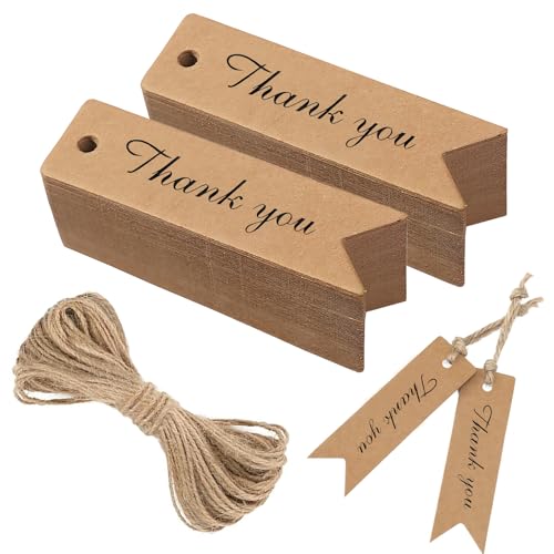 Geschenkanhänger Danke 100 Stk Anhänger Papier Geschenkanhänger zum Beschriften Etiketten Kraftpapier Papieranhänger Anhänger 7 x 2 cm Geschenkanhänger Danke 100 Stk Anhänger Papier Geschenkanhänger zum Beschriften Etiketten Kraftpapier Papieranhänger Anhänger 7 x 2 cm von HONQX