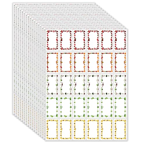 Marmeladen Etiketten Selbstklebend 510 STK Marmelade Aufkleber Etiketten Marmeladengläser Klebeetiketten zum Beschriften 50 x 30mm Marmeladen Etiketten Selbstklebend 510 STK Marmelade Aufkleber Etiketten Marmeladengläser Klebeetiketten zum Beschriften 50 x 30mm von HONQX