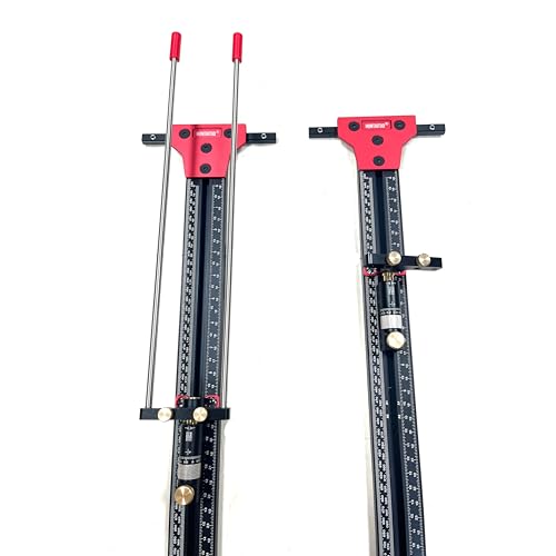 Professionelles Parallelführungssystem für Kettensäge, mit mikroverstellbarem Kippstopp und Nullkalibrierung, für präzise Holzbearbeitung und wiederholbare Rissschnitte von HONTAITUO