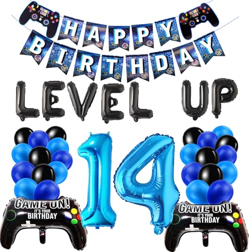 Gamer Geburtstagsdeko 14 jahre Junge, Geburtstag Deko Junge Gamer Luftballon Geburtstag 14 Junge Deko Geburtstag Set Geburtstagsdeko Junge 14 Jahre Party Deko Gamer Geburtstagsdeko 14 jahre Junge, Geburtstag Deko Junge Gamer Luftballon Geburtstag 14 Junge Deko Geburtstag Set Geburtstagsdeko Junge 14 Jahre Party Deko von HONZSAN