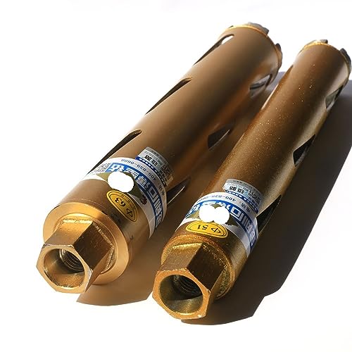 HOOCOM Diamantbohrer mit M22-Anschluss, 32–76 x 370–450 mm, Trockenbohrkernbohrer for Lochöffnung in Mauerwerk/Betonwand (Size : 40mm, Color : 450MM_M22) von HOOCOM