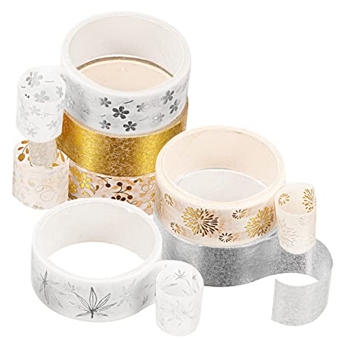 HOODANCOS 1 Box-Set Scrapbooking Washi Tape Abdeckband, dekoratives Klebeband farbig UV aufkleber Mehrzweck-Washi-Tape Klebeband für Scrapbooking Japanisches Papier von HOODANCOS