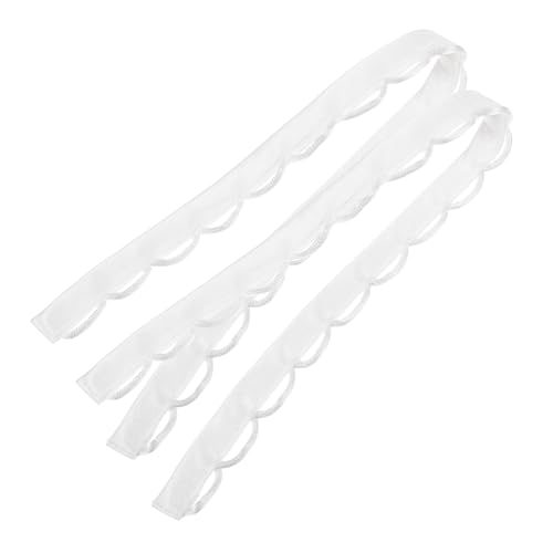 HOODANCOS 1 Paar Schnürung am Rücken für Brautkleider Spitze Hochzeit Party Perlengürtel für Brautzubehör Schnürschlaufen für das Kleid Rückschleifen Zubehörriemen Stoff Weiß HOODANCOS 1 Paar Schnürung am Rücken für Brautkleider Spitze Hochzeit Party Perlengürtel für Brautzubehör Schnürschlaufen für das Kleid Rückschleifen Zubehörriemen Stoff Weiß von HOODANCOS