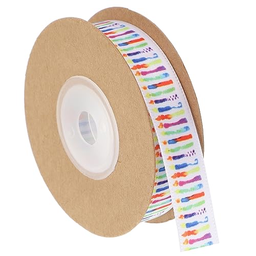 HOODANCOS 1 Rolle Bandbänder Wickelband Verpackung hochzeitsgeschenk DIY-Bastelband DIY band versorgung Partygebrauchsband Band für DIY Partyband Polyester HOODANCOS 1 Rolle Bandbänder Wickelband Verpackung hochzeitsgeschenk DIY-Bastelband DIY band versorgung Partygebrauchsband Band für DIY Partyband Polyester von HOODANCOS
