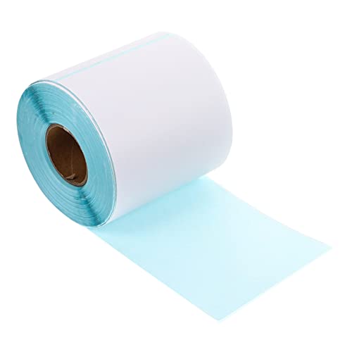 HOODANCOS 1 Rolle -Barcode-Papier preisschild namenschild Flaschenetikett namenstag Maschine Etiketten für Thermodrucker Preisaufkleber Adresspapier Hitzeempfindliche Aufkleber Weiß von HOODANCOS