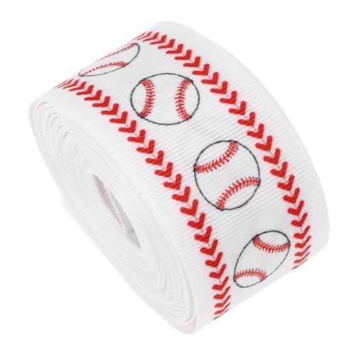HOODANCOS 1 Rolle Baseball Themenband Geschenkverpackung Diy Dekoration Bouquets Kuchen und Bastelprojekte Yards pro Leicht Zuschneidbar für Sport Motto Partys HOODANCOS 1 Rolle Baseball Themenband Geschenkverpackung Diy Dekoration Bouquets Kuchen und Bastelprojekte Yards pro Leicht Zuschneidbar für Sport Motto Partys von HOODANCOS