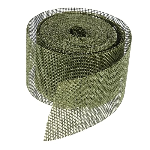HOODANCOS 1 Rolle Dekorative Bänder Jute für Hochzeiten Feste und Militärgrün zum Verpacken und Dekorieren von Blumensträußen Boxen und Kunsthandwerk HOODANCOS 1 Rolle Dekorative Bänder Jute für Hochzeiten Feste und Militärgrün zum Verpacken und Dekorieren von Blumensträußen Boxen und Kunsthandwerk von HOODANCOS