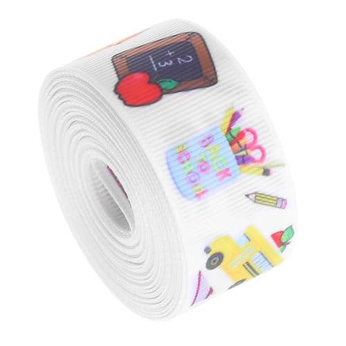 HOODANCOS 1 Rolle Dekorativer Geschenkband Rolle für Lehrer und Schulabschlussparty Yards für Bastelprojekte Langlebig und Pflegeleicht HOODANCOS 1 Rolle Dekorativer Geschenkband Rolle für Lehrer und Schulabschlussparty Yards für Bastelprojekte Langlebig und Pflegeleicht von HOODANCOS
