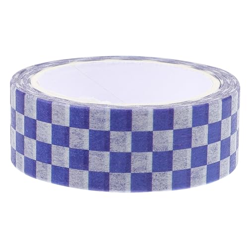 HOODANCOS 1 Rolle Gitter-washi-tape Selbst Band Retro Dekoration Kunsthandwerk Dekorativ Streifen Bunt Washi-tape-ästhetik Scrapbook-klebebänder Selber Machen Washi Tape Flüsterpapier von HOODANCOS
