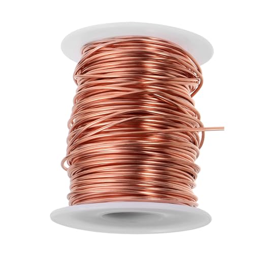 HOODANCOS 1 Rolle Handgewebter Kupferdraht Robuster Emaillierter Draht für DIY Schmuck Gartenelektrokultur und Kreative Projekte für Pflanzenwachstum und Kunsthandwerk HOODANCOS 1 Rolle Handgewebter Kupferdraht Robuster Emaillierter Draht für DIY Schmuck Gartenelektrokultur und Kreative Projekte für Pflanzenwachstum und Kunsthandwerk von HOODANCOS