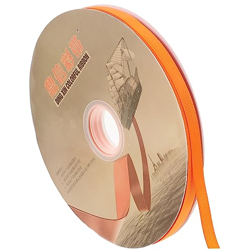 HOODANCOS 1 Rolle Schleife Hochzeitsgeschenkband Gastgeschenke Für Hochzeitsfeiern Verpackungsband Bauernband Hochzeitsdekoration Stuhldekorationen Scrapbooking-band Polyester Orange HOODANCOS 1 Rolle Schleife Hochzeitsgeschenkband Gastgeschenke Für Hochzeitsfeiern Verpackungsband Bauernband Hochzeitsdekoration Stuhldekorationen Scrapbooking-band Polyester Orange von HOODANCOS