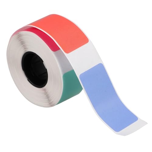 HOODANCOS 1 Rolle Thermoetikettenpapier bunt Thermal- farbig Thermalaufkleber selbstklebende Punkte Name Preisaufkleber leere Etiketten Preisschilder selbstklebendes Papier HOODANCOS 1 Rolle Thermoetikettenpapier bunt Thermal- farbig Thermalaufkleber selbstklebende Punkte Name Preisaufkleber leere Etiketten Preisschilder selbstklebendes Papier von HOODANCOS