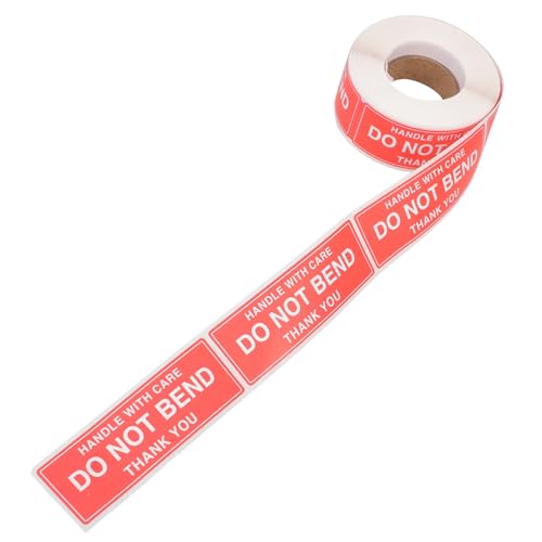 HOODANCOS 1 Rolle Versandaufkleber Aufkleber Beschriftungen Zerbrechliche Warnaufkleber Speisekammer-etikettenaufkleber Klein Etiketten Aufkleber Selbstklebendes Papier Rot HOODANCOS 1 Rolle Versandaufkleber Aufkleber Beschriftungen Zerbrechliche Warnaufkleber Speisekammer-etikettenaufkleber Klein Etiketten Aufkleber Selbstklebendes Papier Rot von HOODANCOS