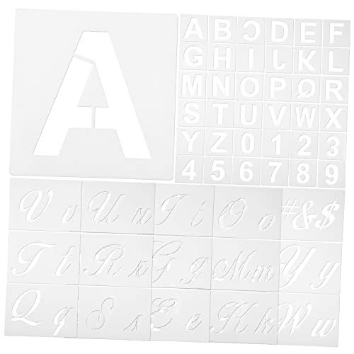 HOODANCOS 1 Satz Alphanumerische Vorlage Skript Alphabetschablonen malen benutzerdefinierte Schablone Alphabet Malvorlagen Buchstabenschablonen Briefvorlage das Haustier HOODANCOS 1 Satz Alphanumerische Vorlage Skript Alphabetschablonen malen benutzerdefinierte Schablone Alphabet Malvorlagen Buchstabenschablonen Briefvorlage das Haustier von HOODANCOS